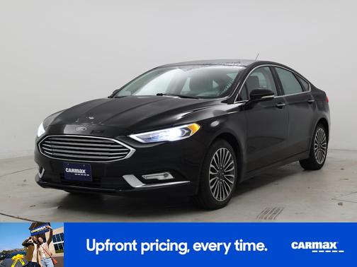 Black 2017 Ford Fusion Titanium