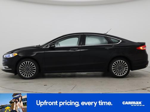 Black 2017 Ford Fusion Titanium
