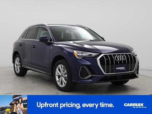Blue 2021 Audi Q3 S-Line Premium