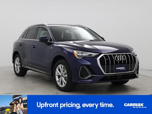 Blue 2021 Audi Q3 S-Line Premium