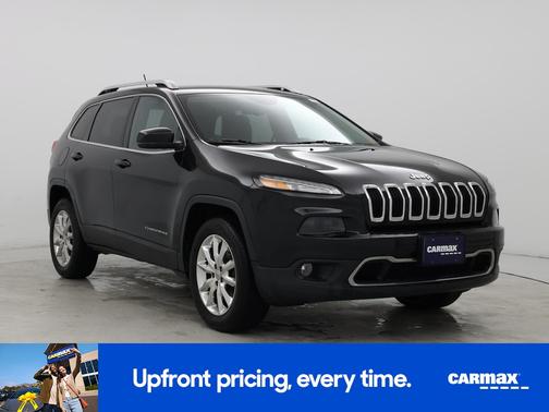 Black 2015 Jeep Cherokee Limited