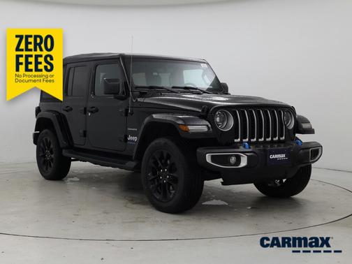 Black 2023 Jeep Wrangler 4xe Unlimited Sahara