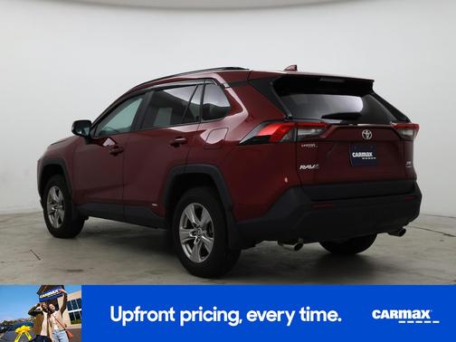 Red 2025 Toyota RAV4 Hybrid XLE
