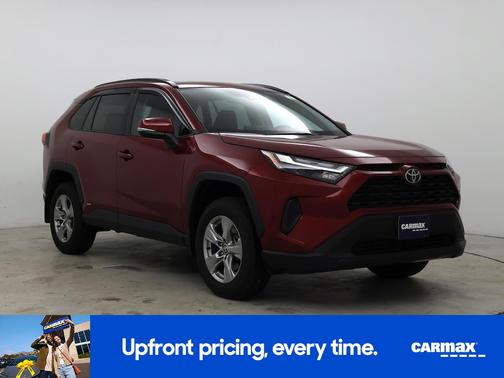 Red 2025 Toyota RAV4 Hybrid XLE