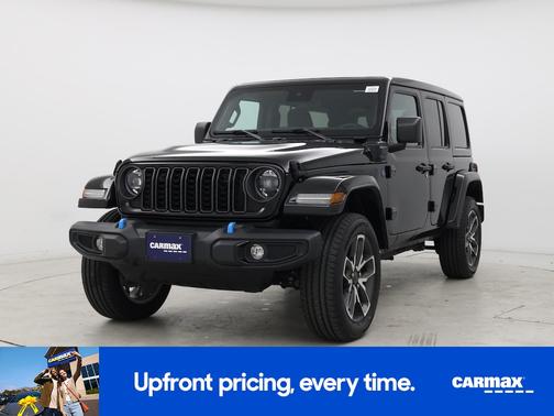Black 2024 Jeep Wrangler 4xe Sahara
