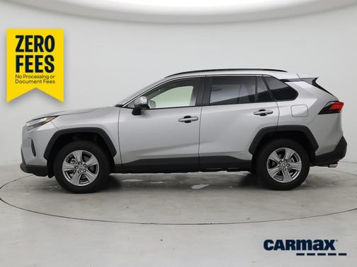 Silver 2025 Toyota RAV4 Hybrid XLE