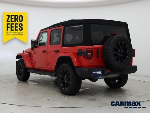 Red 2023 Jeep Wrangler 4xe Unlimited Sahara
