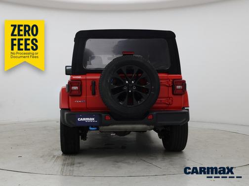 Red 2023 Jeep Wrangler 4xe Unlimited Sahara