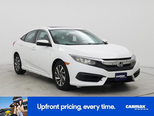 White 2016 Honda Civic EX