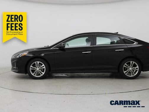 Black 2018 Hyundai SONATA SEL