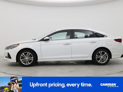 White 2018 Hyundai SONATA SEL
