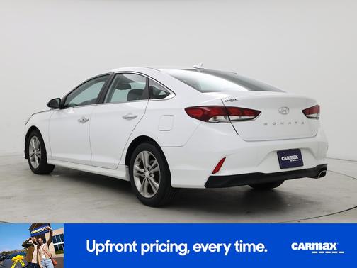 White 2018 Hyundai SONATA SEL