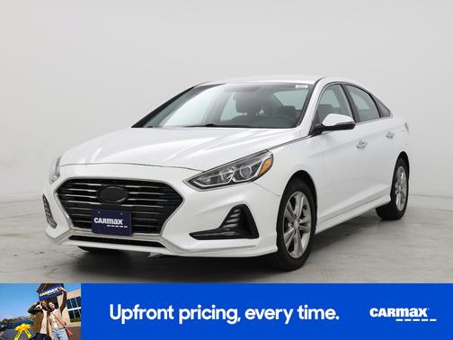 White 2018 Hyundai SONATA SEL
