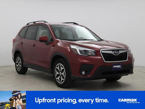 Burgundy 2021 Subaru Forester Premium
