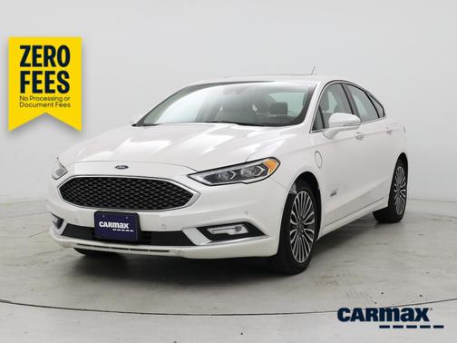White 2018 Ford Fusion Energi Platinum