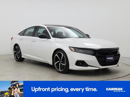 White 2021 Honda Accord Sport