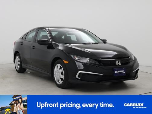 Black 2021 Honda Civic LX