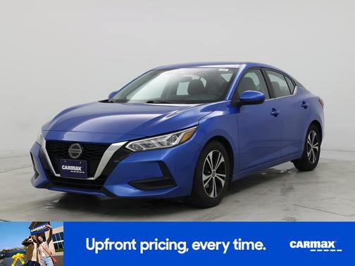 Blue 2021 Nissan Sentra SV