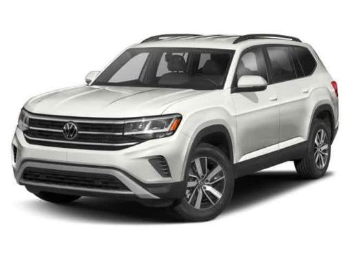 Pure White 2021 Volkswagen Atlas 2.0T SE w/Technology