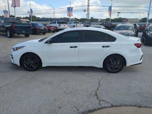 Clear White 2021 Kia Forte GT-Line