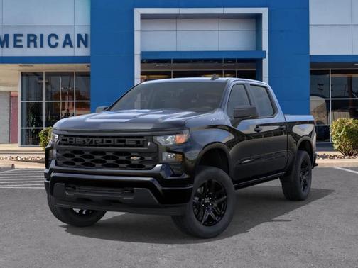 Black 2026 Chevrolet Silverado 1500 Custom