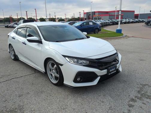 White Orchid Pearl 2019 Honda Civic Sport