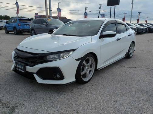 White Orchid Pearl 2019 Honda Civic Sport