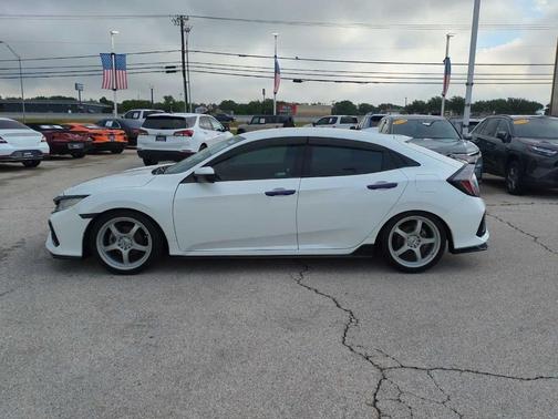 White Orchid Pearl 2019 Honda Civic Sport