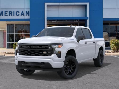 Summit White 2026 Chevrolet Silverado 1500 Custom