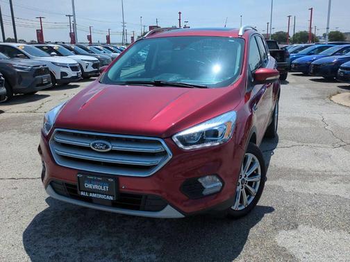 Ruby Red Metallic Tinted Clearcoat 2018 Ford Escape Titanium