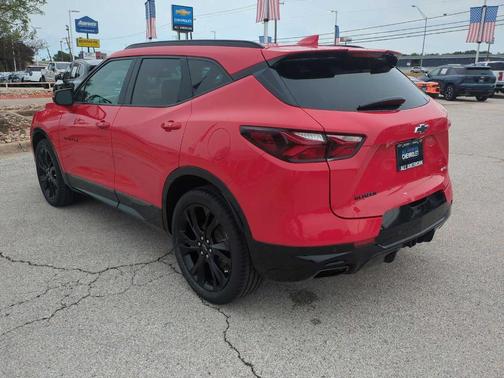 Red 2022 Chevrolet Blazer RS