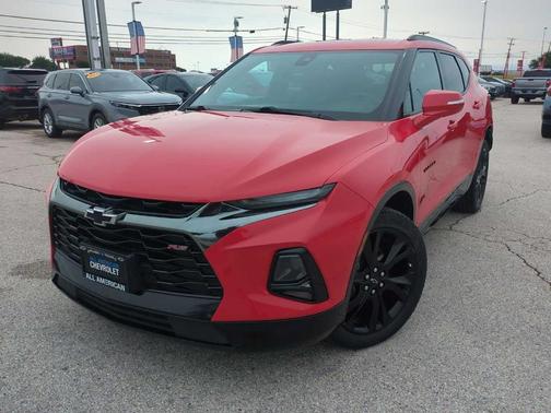 Red 2022 Chevrolet Blazer RS