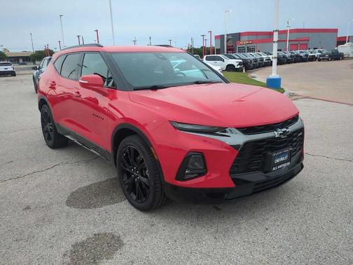 Red 2022 Chevrolet Blazer RS