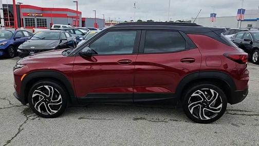 Crimson Metallic 2025 Chevrolet Trailblazer RS