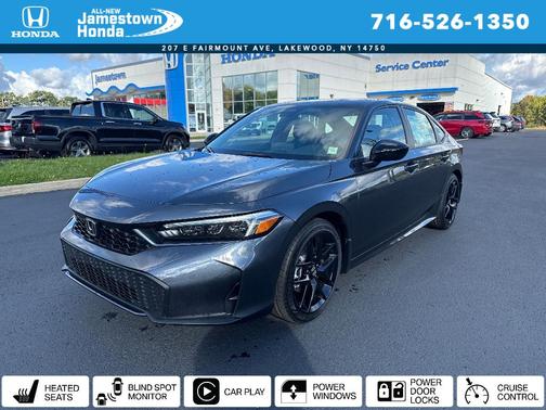 Meteorite Gray Metallic 2026 Honda Civic Hybrid Sport