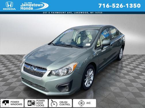 Jasmine Green Metallic 2014 Subaru Impreza 2.0i Premium