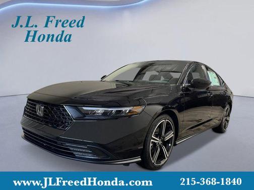 Black 2026 Honda Accord Hybrid Sport