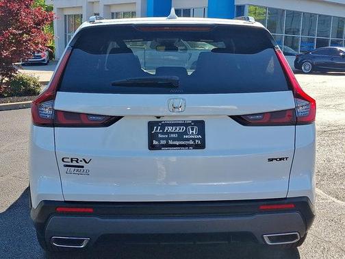 Platinum White 2026 Honda CR-V Hybrid Sport AWD