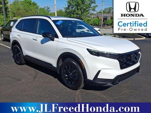 Platinum White 2026 Honda CR-V Hybrid Sport AWD