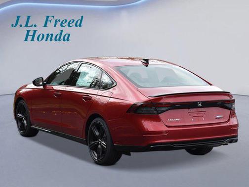 Radiant Red Metallic 2026 Honda Accord Hybrid Sport-L