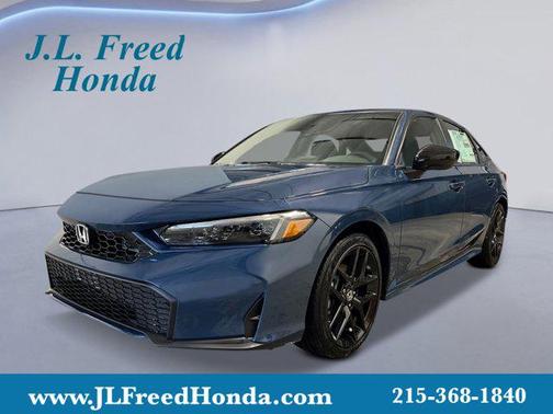 Blue Lagoon Pearl 2026 Honda Civic Hybrid Sport