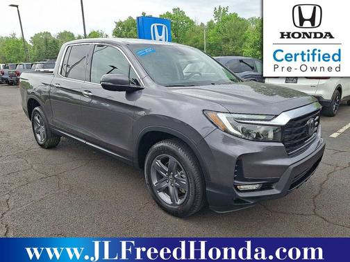 Modern Steel Metallic 2021 Honda Ridgeline RTL-E