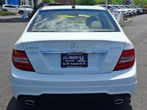 Polar White 2014 Mercedes-Benz C-Class C 300 4MATIC Sport