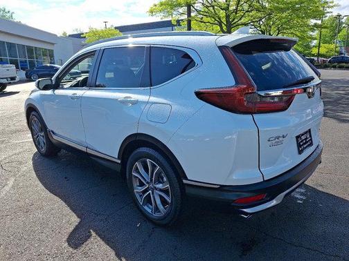 Platinum White 2021 Honda CR-V AWD Touring