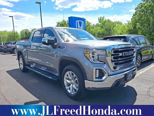 Satin Steel Metallic 2019 GMC Sierra 1500 SLT