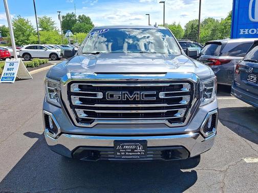Satin Steel Metallic 2019 GMC Sierra 1500 SLT