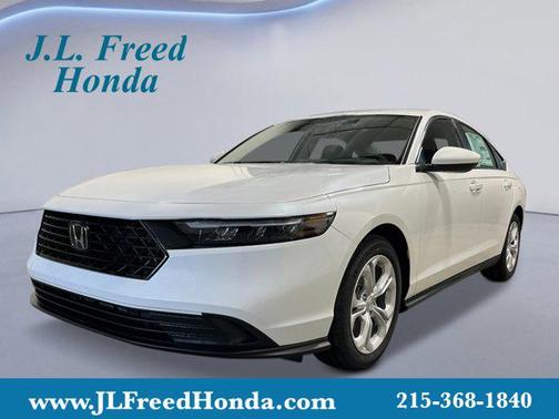 Platinum White Pearl 2026 Honda Accord LX 1.5T