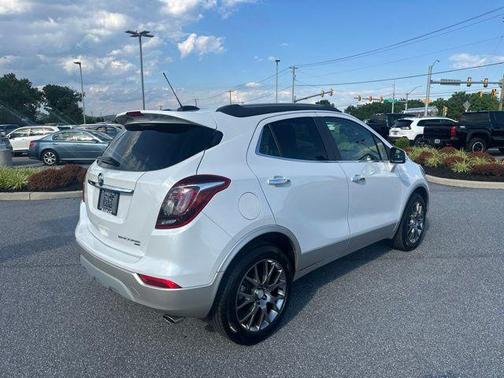 White Frost Tricoat 2019 Buick Encore Sport Touring