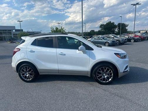 White Frost Tricoat 2019 Buick Encore Sport Touring
