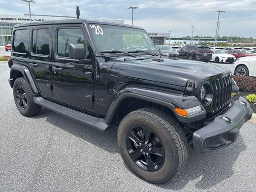 Black Clearcoat 2020 Jeep Wrangler Unlimited Sahara